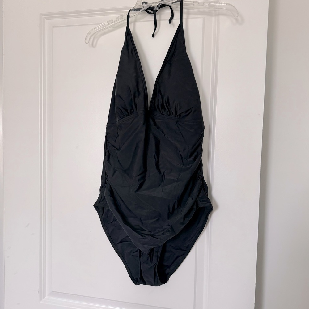 Holipick Strappy Deep V One Piece Swimsuit